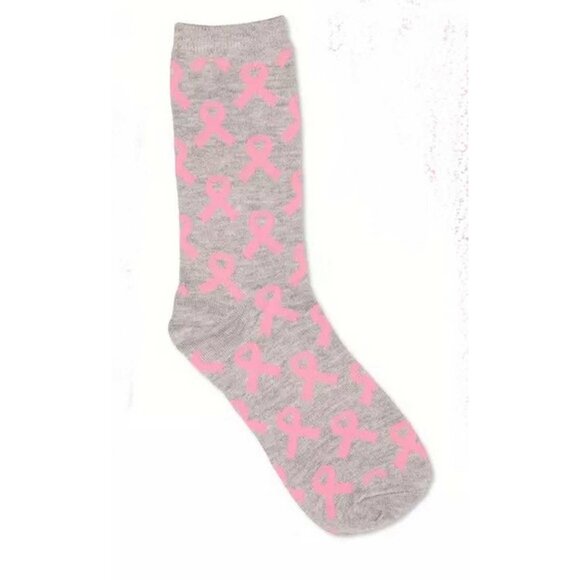 Charter Club Breast cancer Pink Ribbon 4 Pack Sock Set - Picture 4 of 4